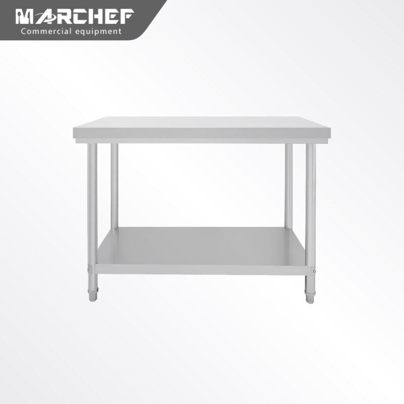 Marchef Stainless Round Tube Work Table Without Splash Sw-6071