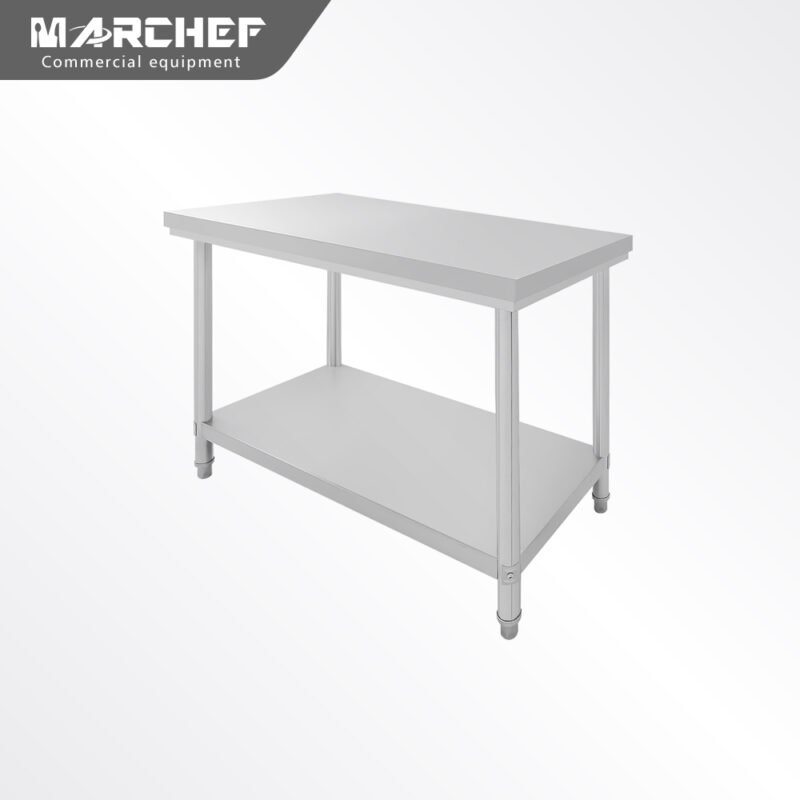 Marchef Stainless Round Tube Work Table Without Splash Sw-6071