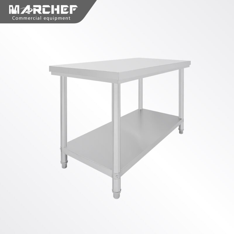 Marchef Stainless Round Tube Work Table Without Splash Sw-6071