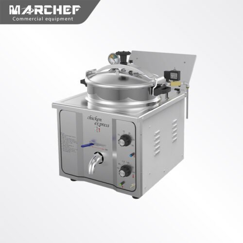Marchef Tabletop Commercial Stainless Electric Pressure Fryer PFE-16B