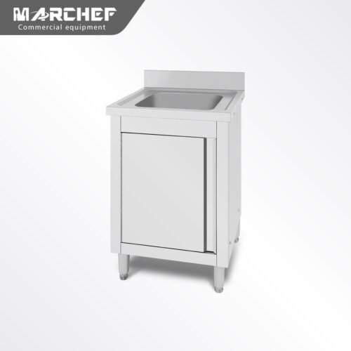 Hotel Stainless Single Sink with Cabinet SC-506D