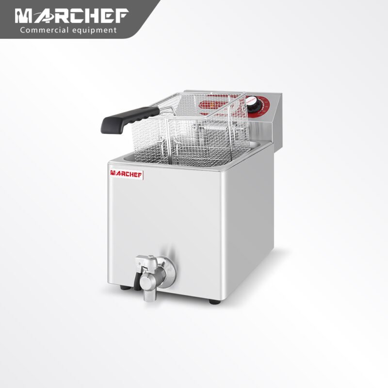 Stainless Steel Commercial Electric Deep Fryer EF-8LV