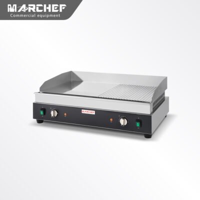 Commercial Chrome Plate Half Ribbed Gas Griddle EGN-720D-2