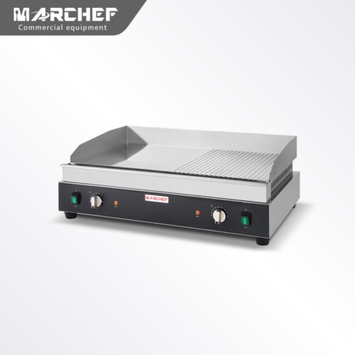 Commercial Chrome Plate Half Ribbed Gas Griddle EGN-720D-2