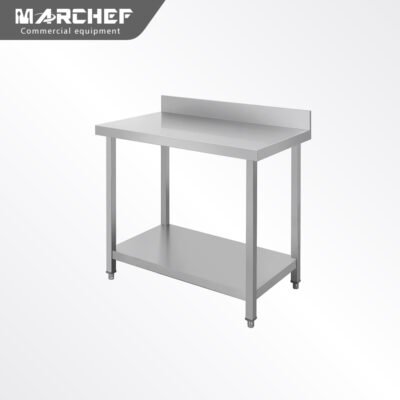 Marchef Stainless Square Tube Work Table With Splash SW-6062S
