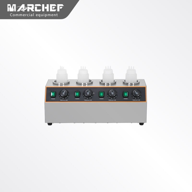 Marchef Commercial Electric 4 Tank Sauce Warmer SW-4A