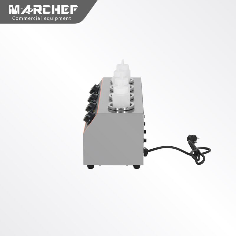 Marchef Commercial Electric 4 Tank Sauce Warmer SW-4A