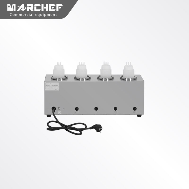 Marchef Commercial Electric 4 Tank Sauce Warmer SW-4A