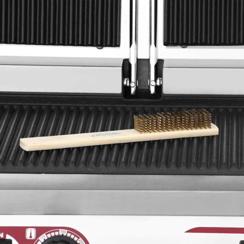 Commercial Double Plate Panini Grill Full Ribbed PG-813A